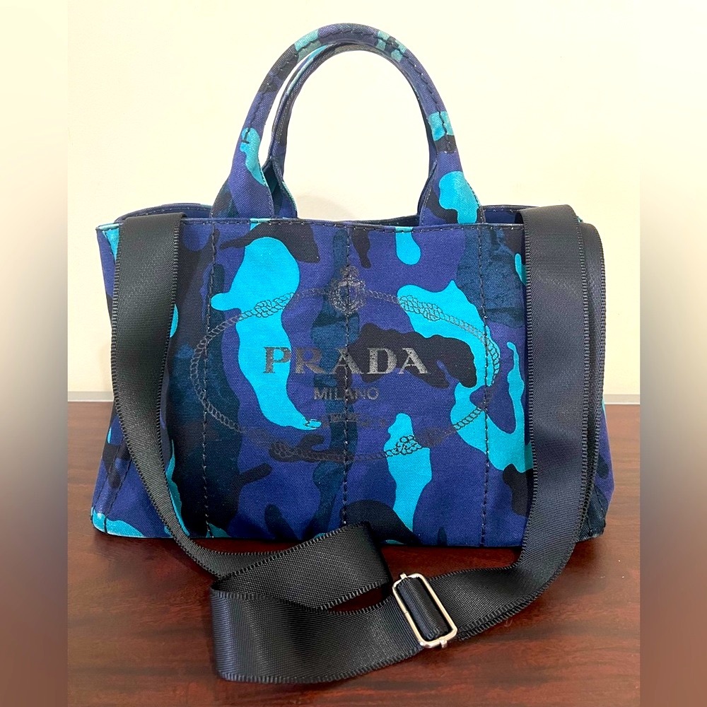 PRADA CANAPA HANDBAG - Picture 6 of 17